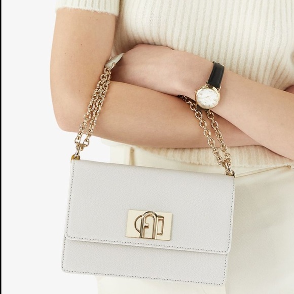 Cream Furla 1927 Crossbody Bag - Picture 2 of 13